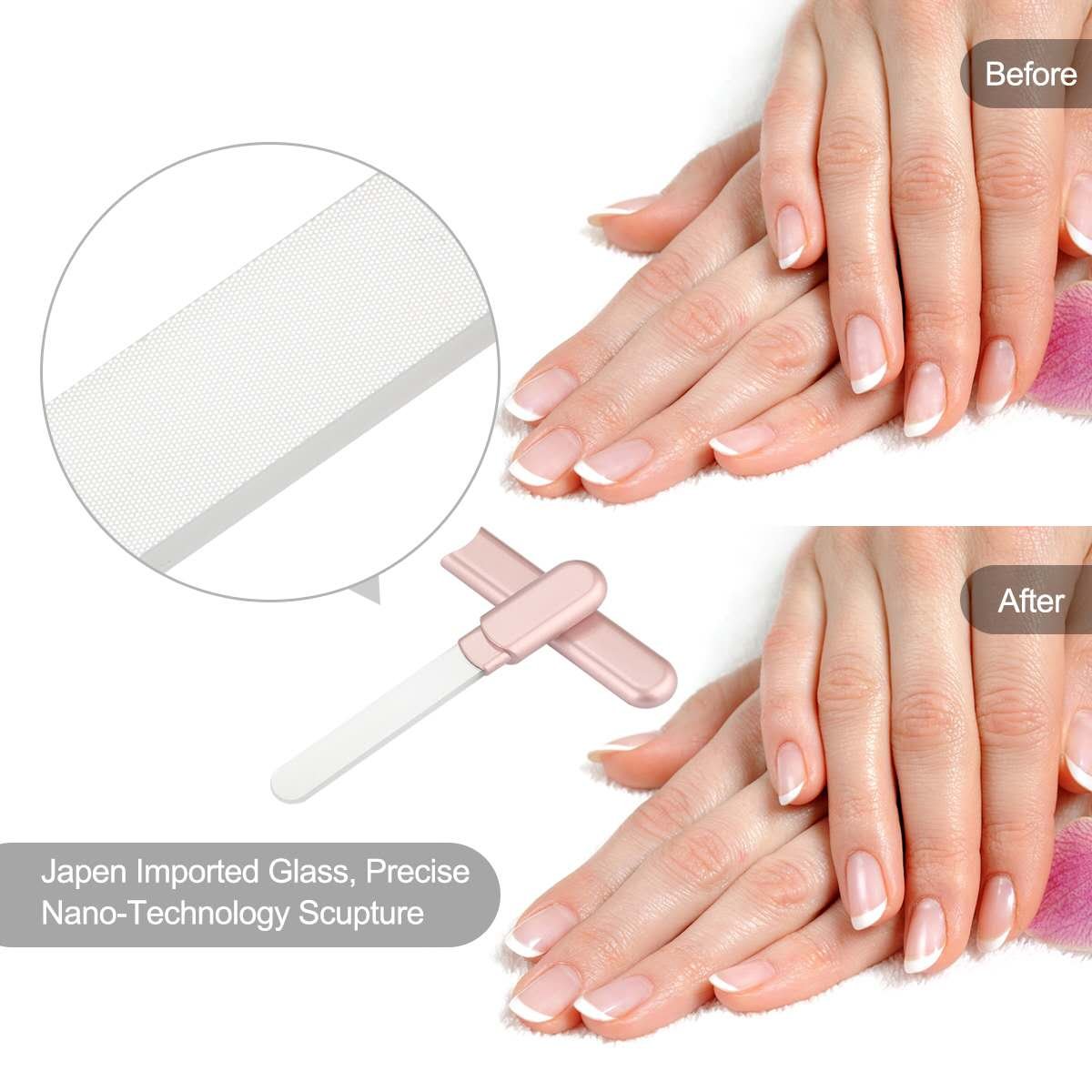 LIMA DE UÑAS DE VIDRIO PREMIUM