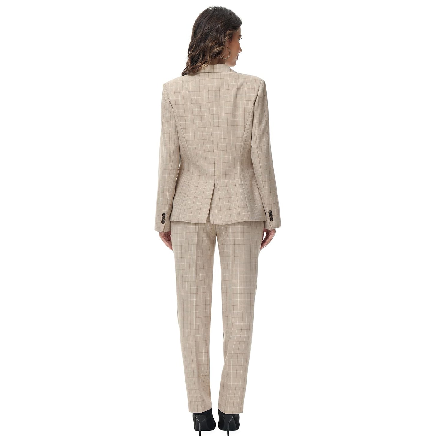 TRAJE DE DOS PIEZAS A CUADROS (CHAQUETA/PANTALON) LAMGOOL