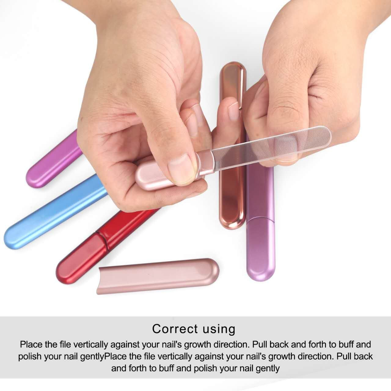 LIMA DE UÑAS DE VIDRIO PREMIUM