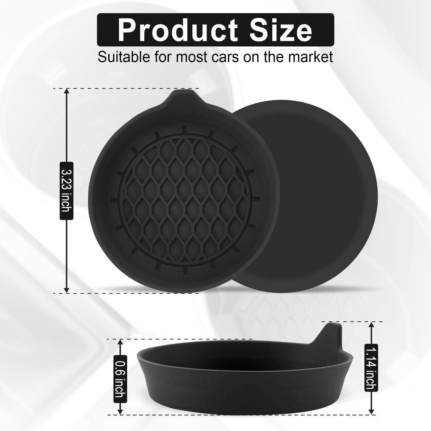 POSAVASOS DE SILICONA PARA AUTO