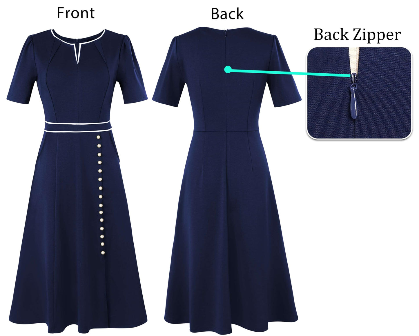 VESTIDO MIDI PLISADO