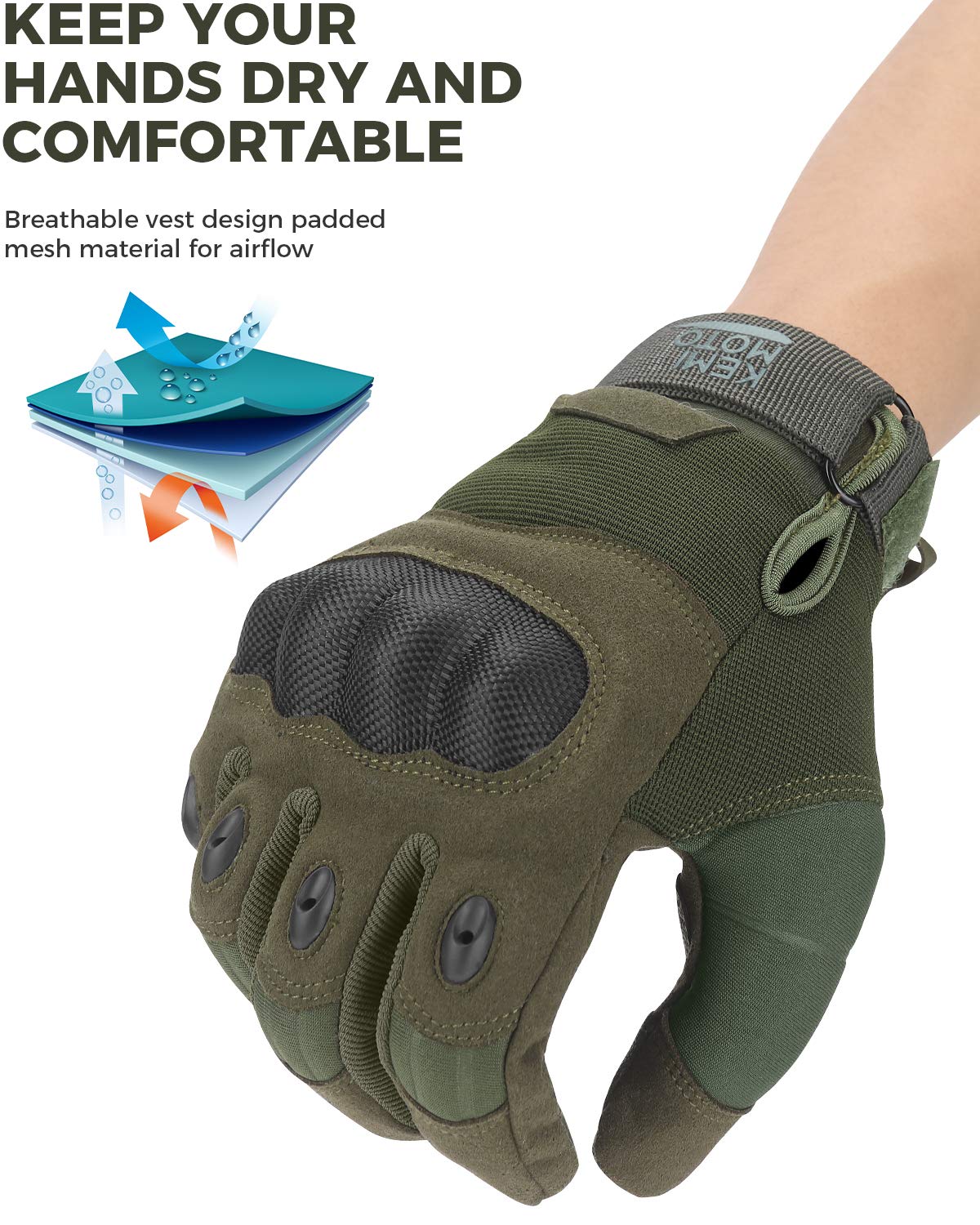 GUANTES DE MOTO CON PANTALLA TACTIL