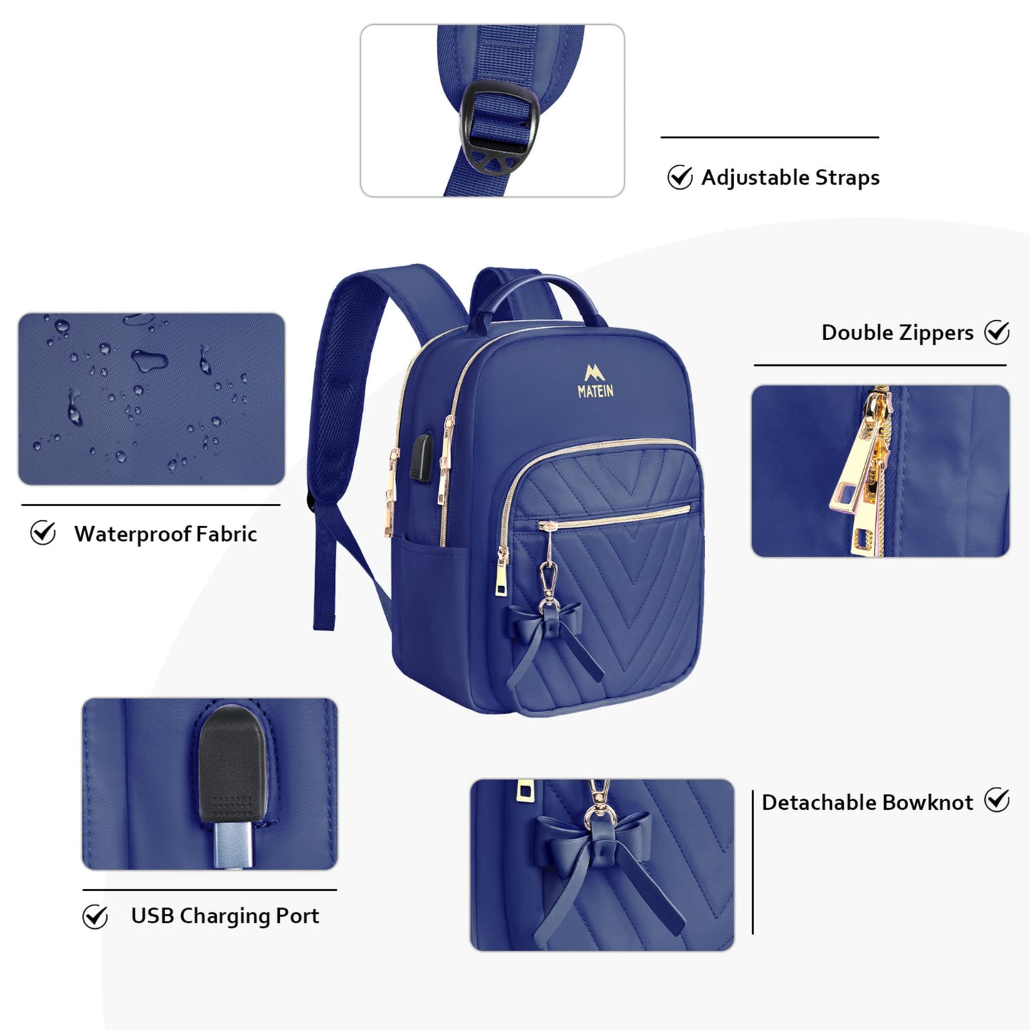 MINI MOCHILA MATEIN CON USB