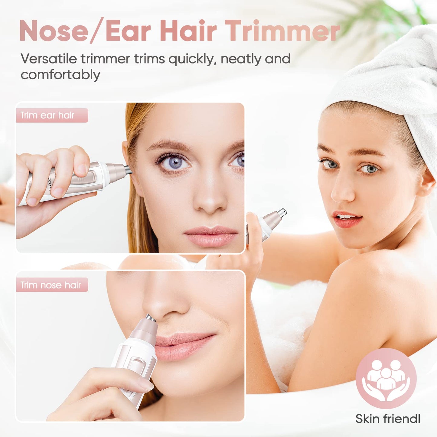 RECORTADOR DE VELLO FACIAL Y DE CEJAS