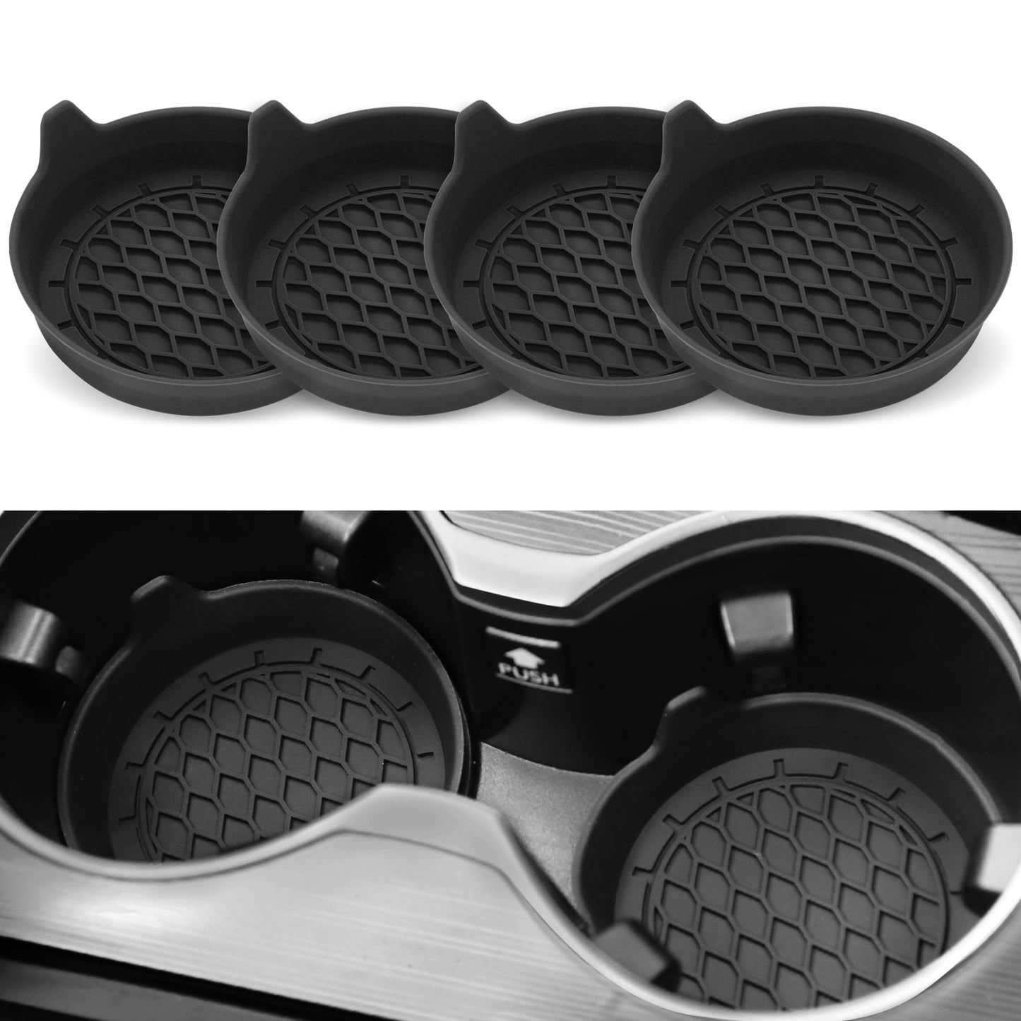 POSAVASOS DE SILICONA PARA AUTO