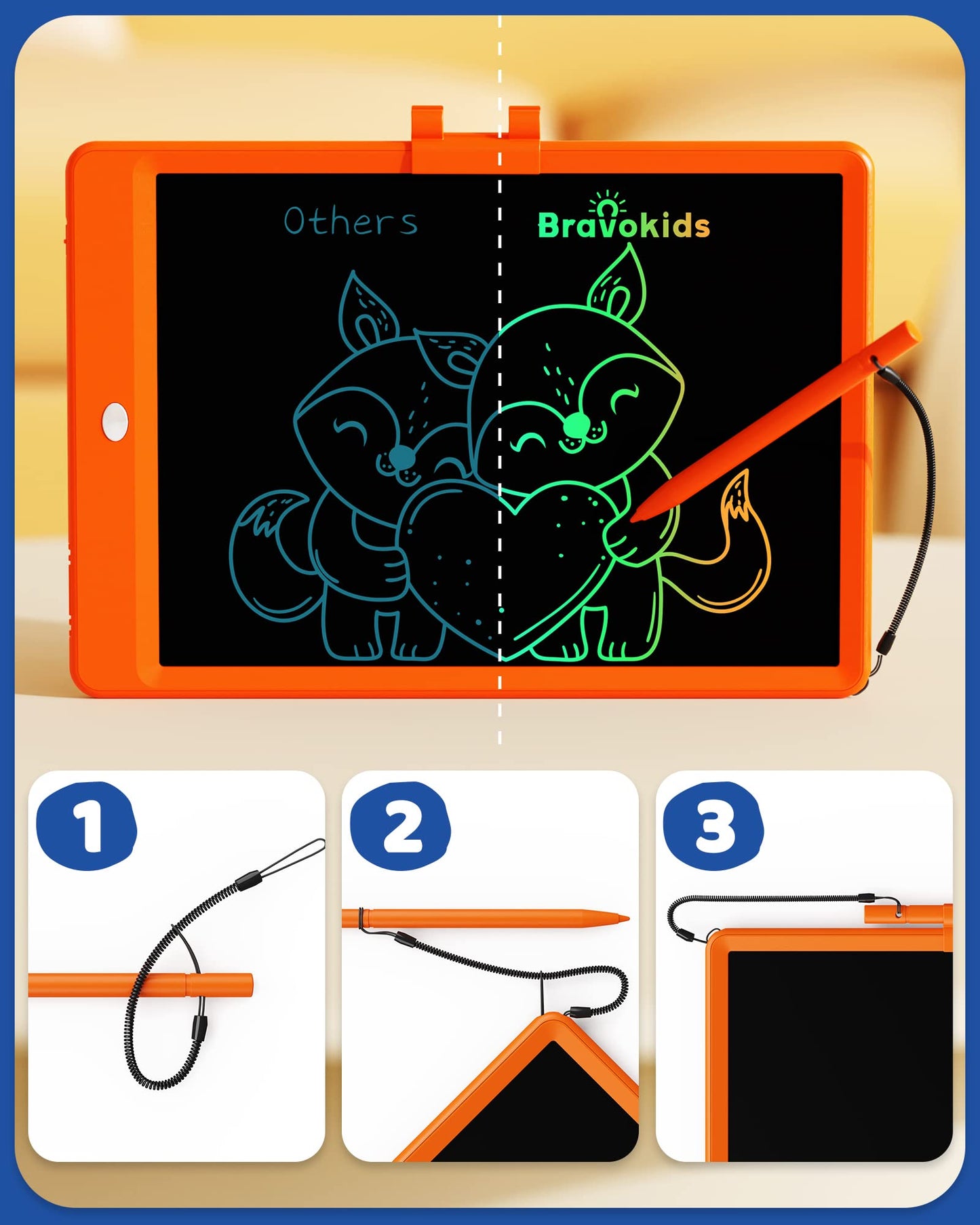 TABLETA DE ESCRITURA LCD BRAVOKIDS