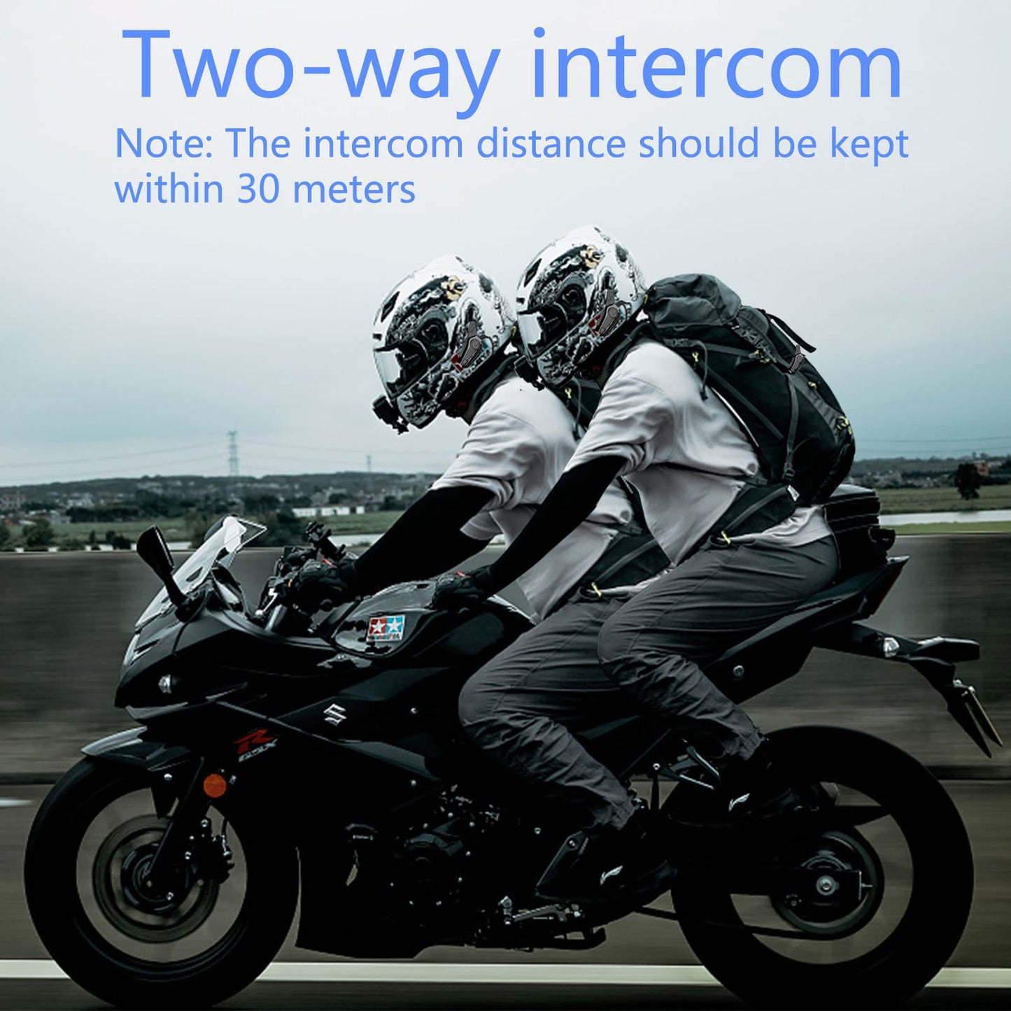 INTERCOMUNICADOR WIPEEYES E1 PARA MOTOCICLETA