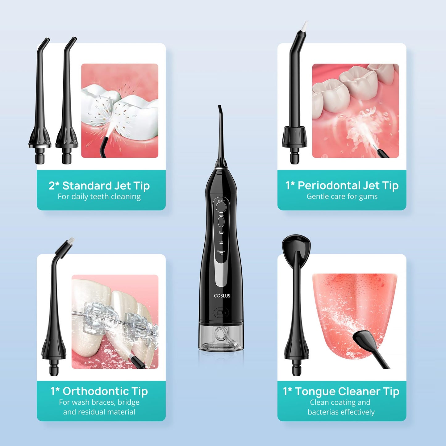 IRRIGADOR BUCAL PORTATIL COSLUS