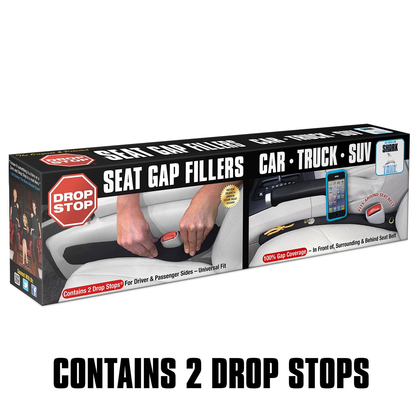 Drop Stop - Organizador de consola entre asientos
