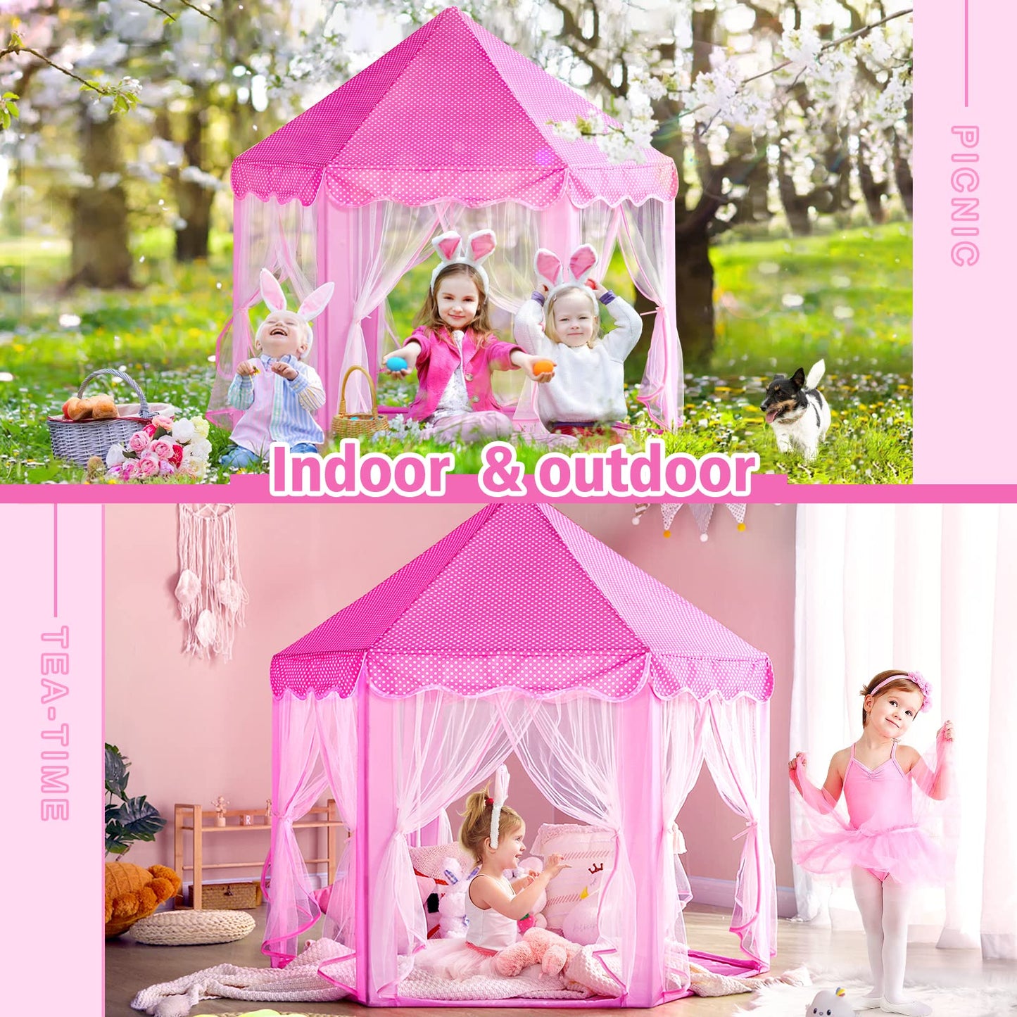 TIENDA DE CAMPAÑA PARA NIÑAS