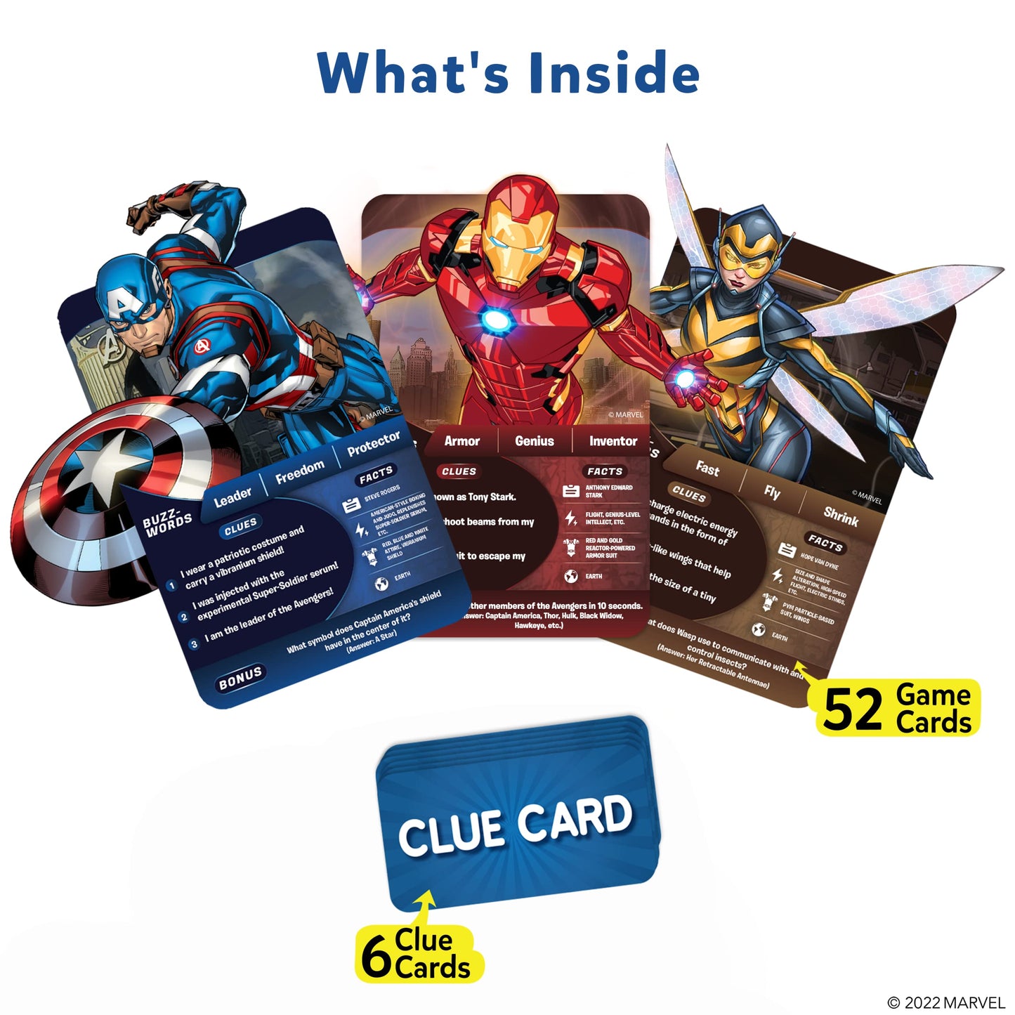 JUEGO DE CARTAS SKILLMATICS GUESS IN 10 MARVEL