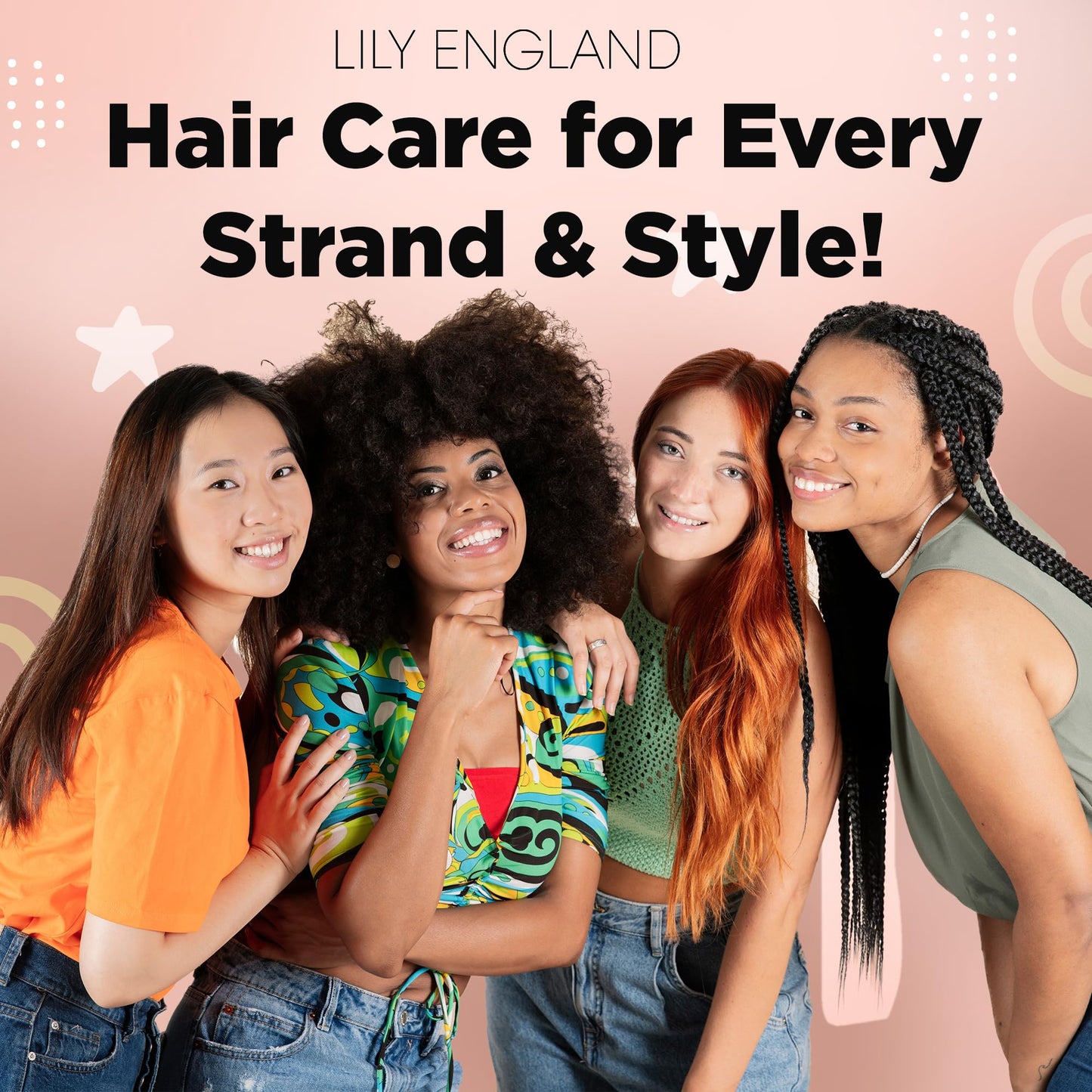 HAIR HARMONY 6 - JUEGO DE CEPILLOS PARA JOVENCITAS