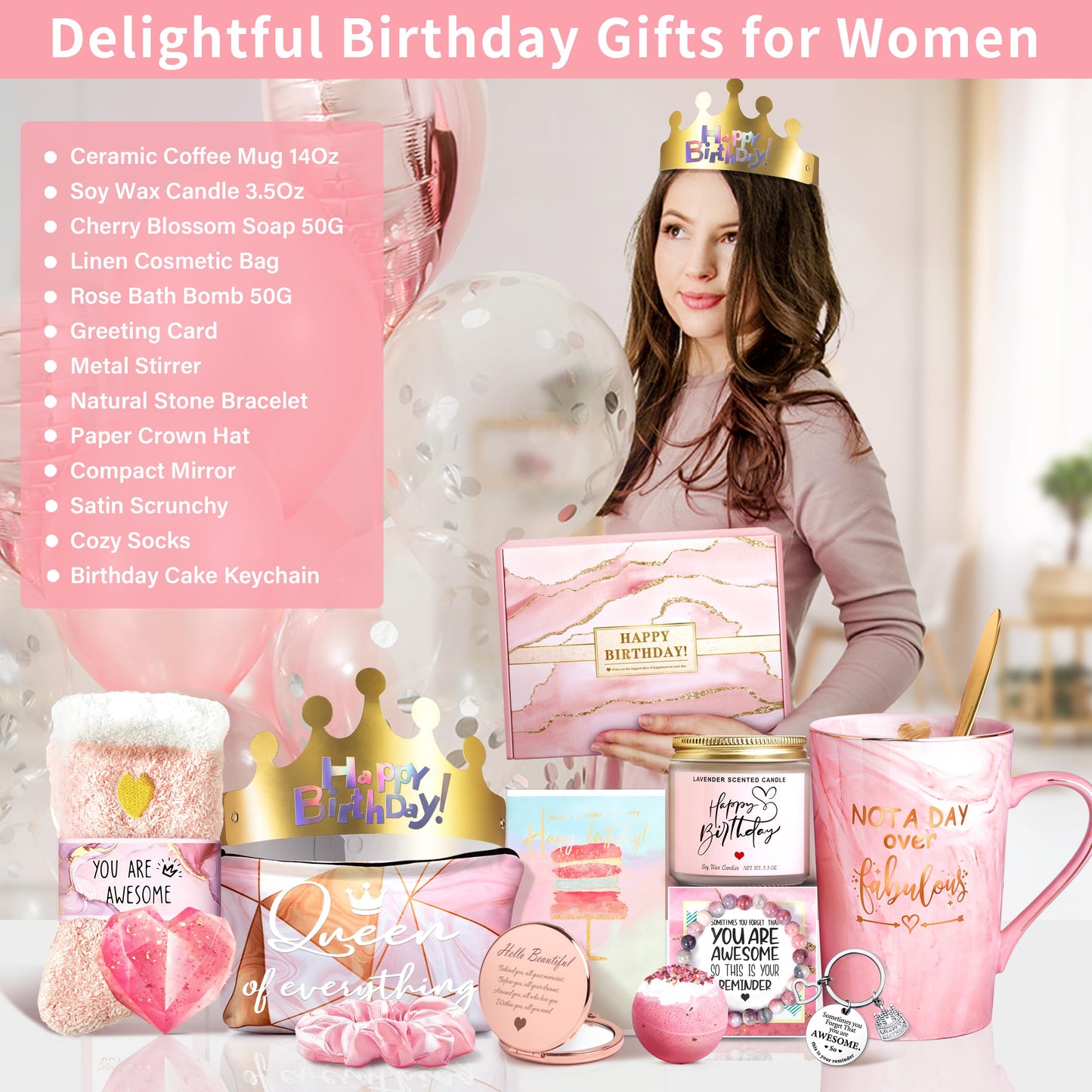 SET DE REGALO "NI UN DIA MAS FABULOSO" ROSA