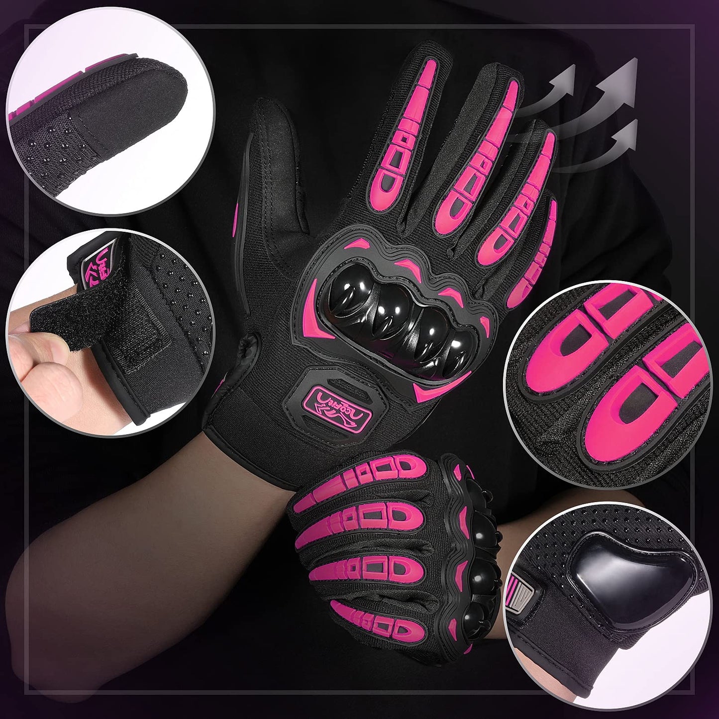 GUANTES PARA MOTO UNISEX CON PANTALLA TACTIL