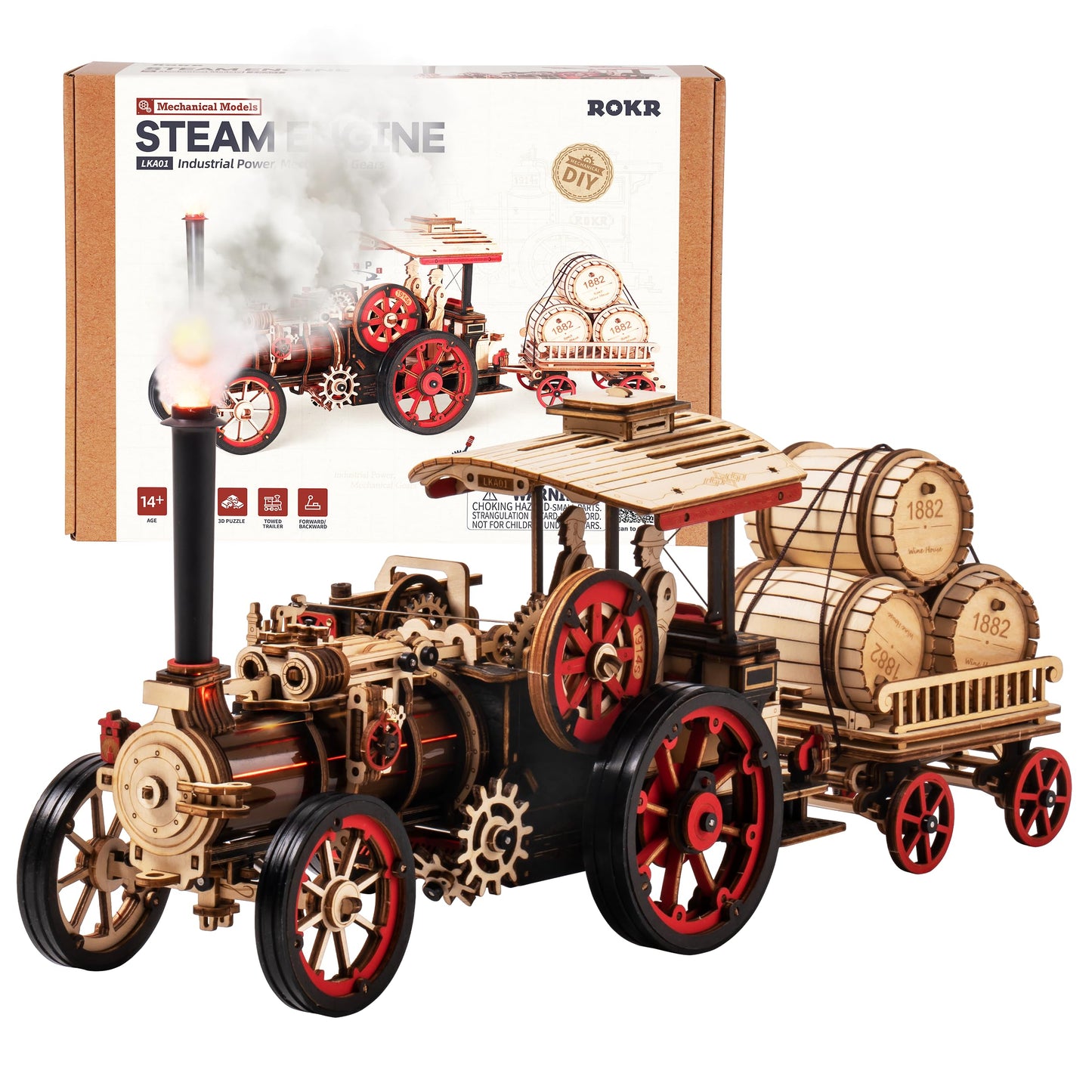 ROMPECABEZAS 3D COCHE VINTAGE ROKR