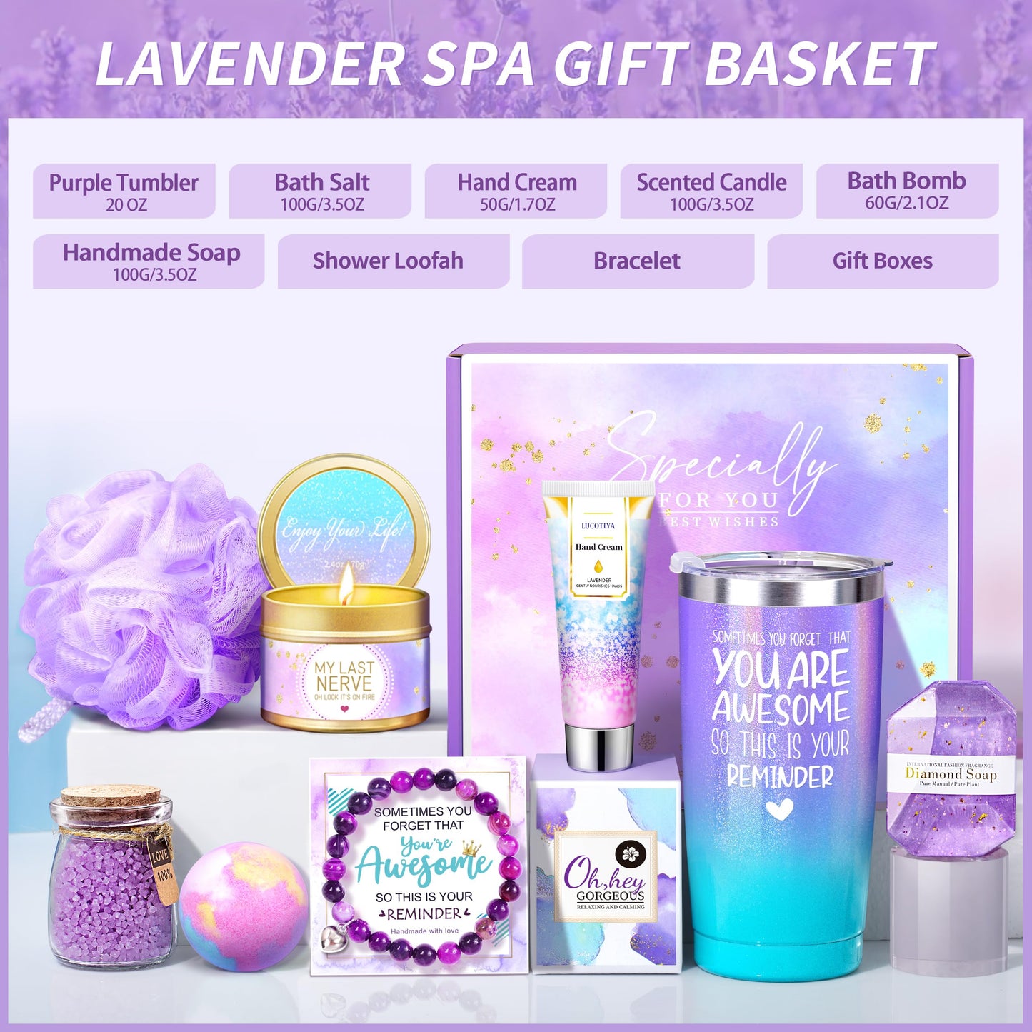 SET DE REGALO "NI UN DIA MAS FABULOSO" LAVANDA