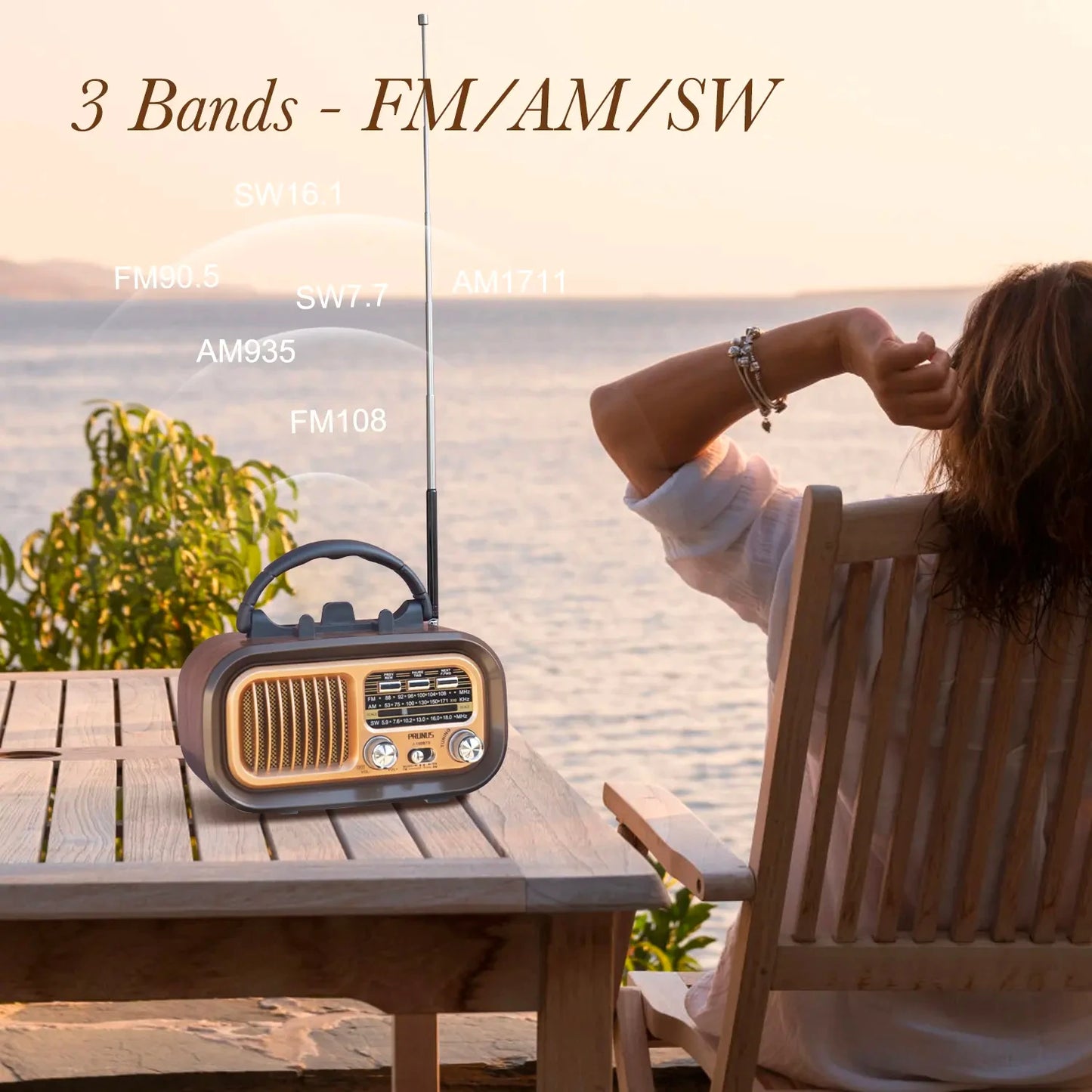 PARLANTE BLUETOOTH MELODY RETRO