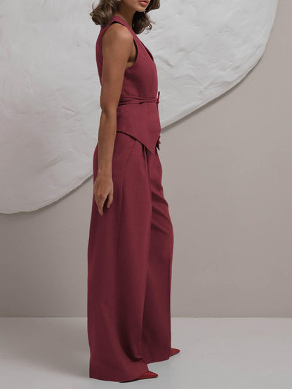 CONJUNTO DE DOS PIEZAS (CHALECON/PANTALON) CICY BELL