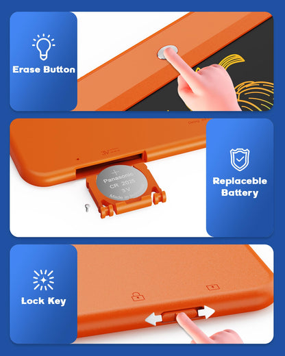 TABLETA DE ESCRITURA LCD BRAVOKIDS