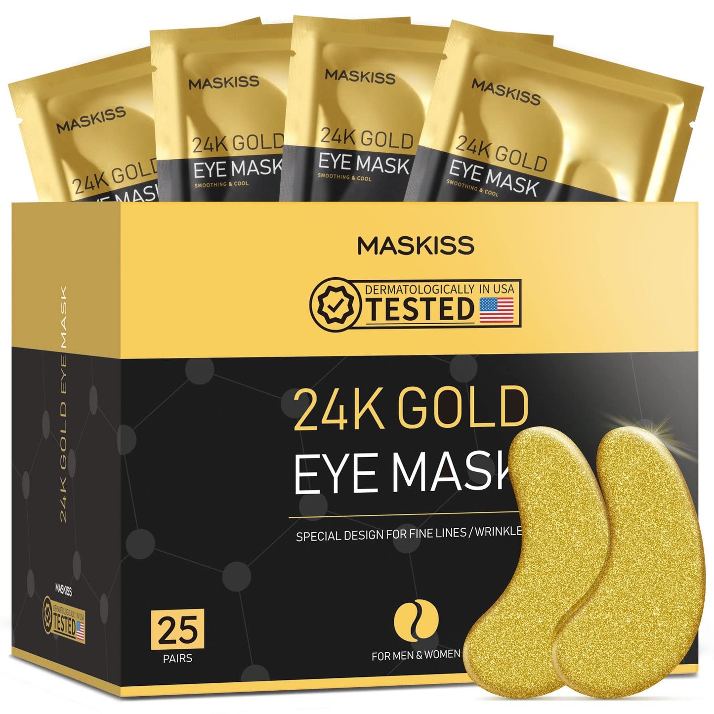 PARCHES PARA DEBAJO DELOS OJOS Maskiss 24k GOLD