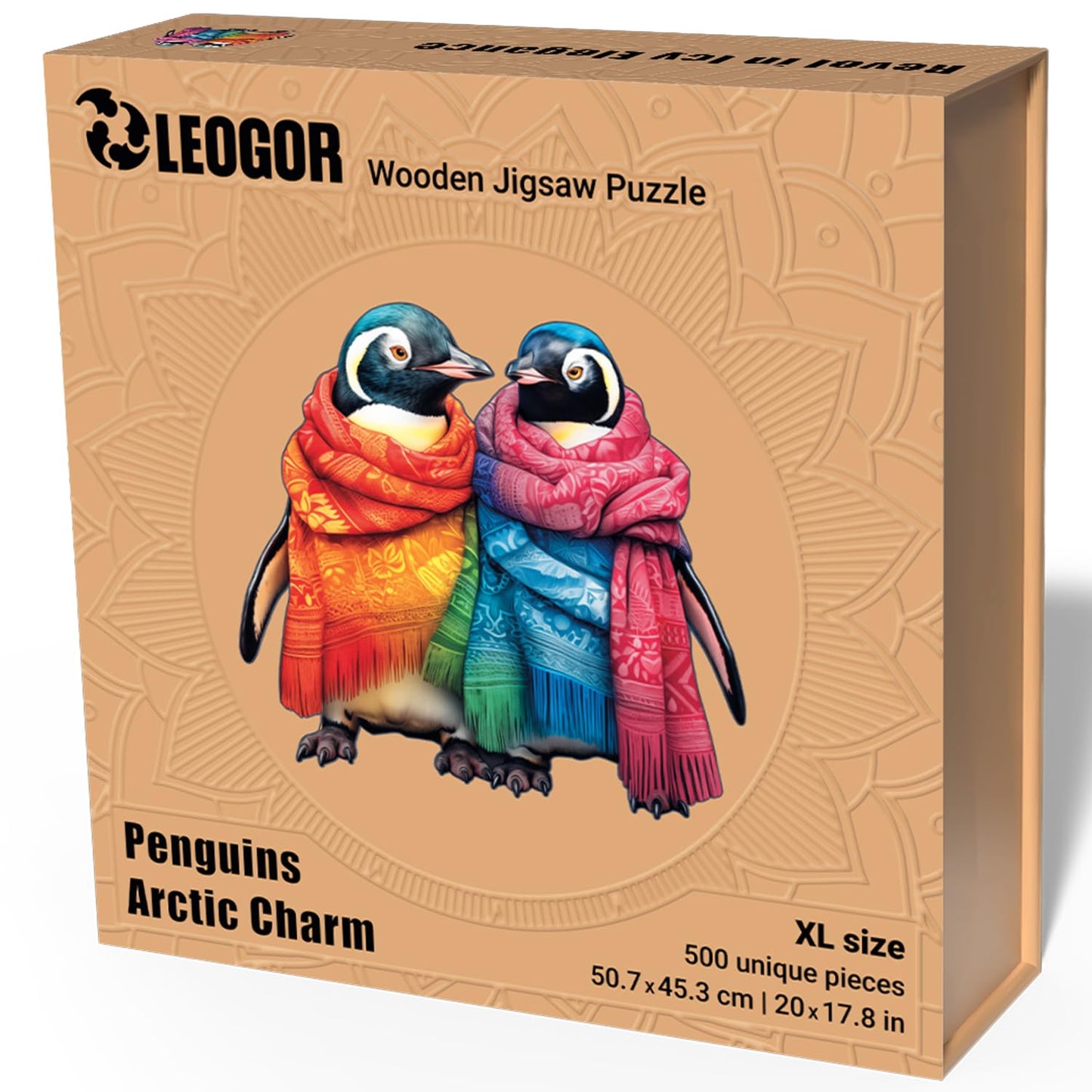 ROMPECABEZAS PINGUINOS ARTICOS LEOGOR 500 PIEZAS