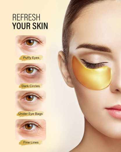 PARCHES PARA DEBAJO DELOS OJOS Maskiss 24k GOLD