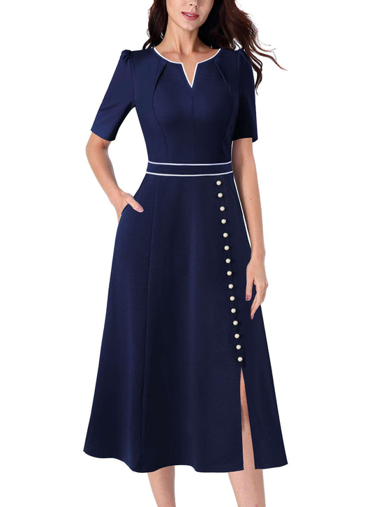 VESTIDO MIDI PLISADO
