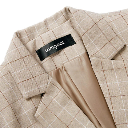 TRAJE DE DOS PIEZAS A CUADROS (CHAQUETA/PANTALON) LAMGOOL