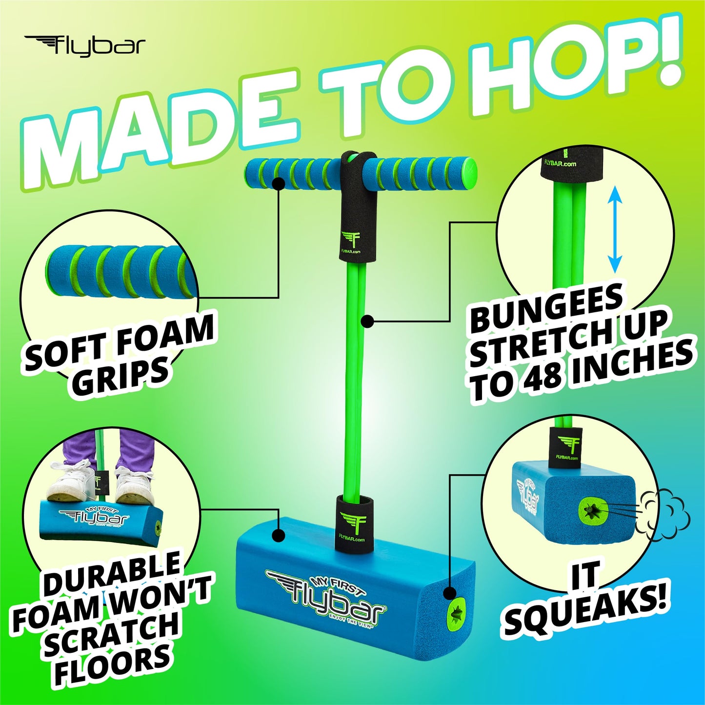 JUMPER PARA NIÑOS MY FIRST FLYBAR FOAM POGO