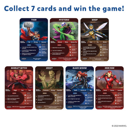 JUEGO DE CARTAS SKILLMATICS GUESS IN 10 MARVEL