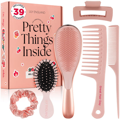HAIR HARMONY 6 - JUEGO DE CEPILLOS PARA JOVENCITAS