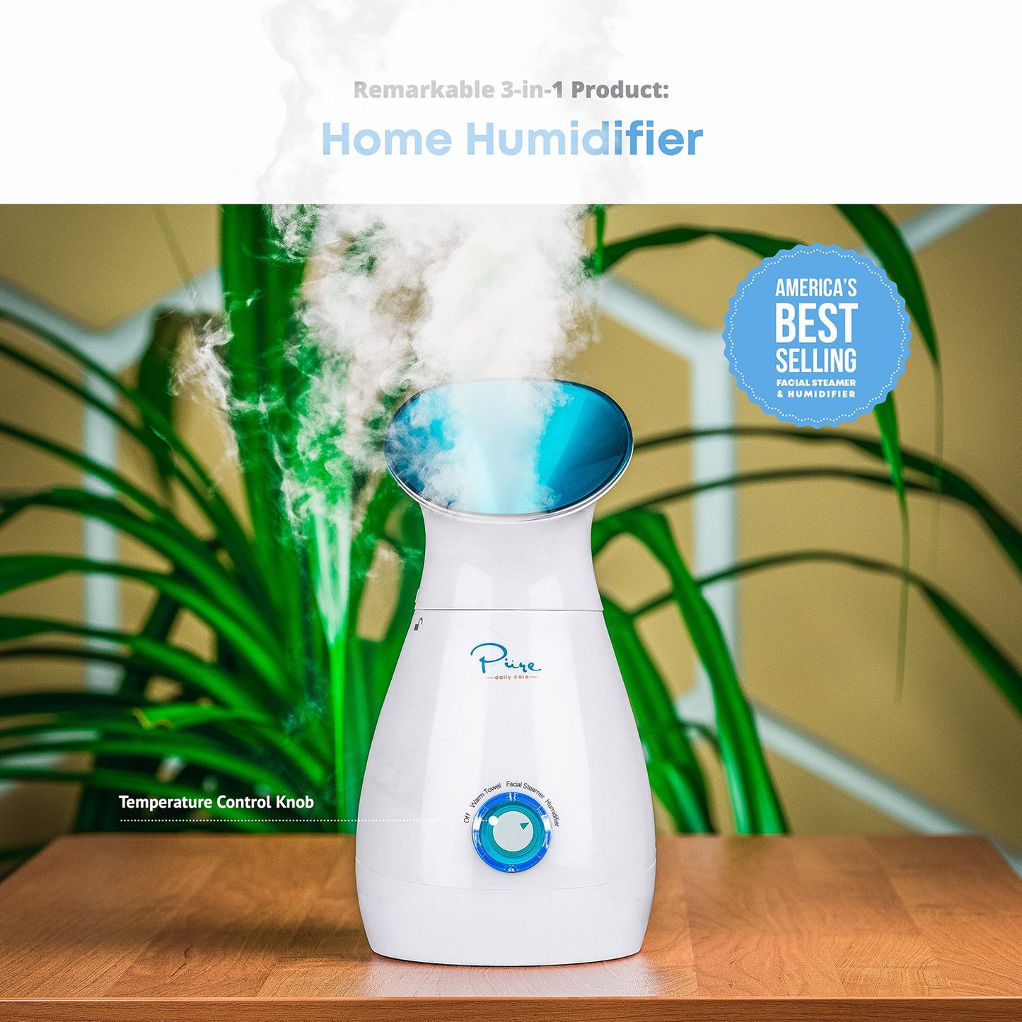 VAPORIZADOR FACIAL IONICO NANO 3 EN 1