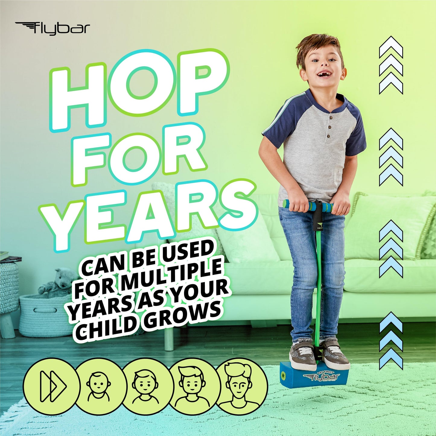JUMPER PARA NIÑOS MY FIRST FLYBAR FOAM POGO