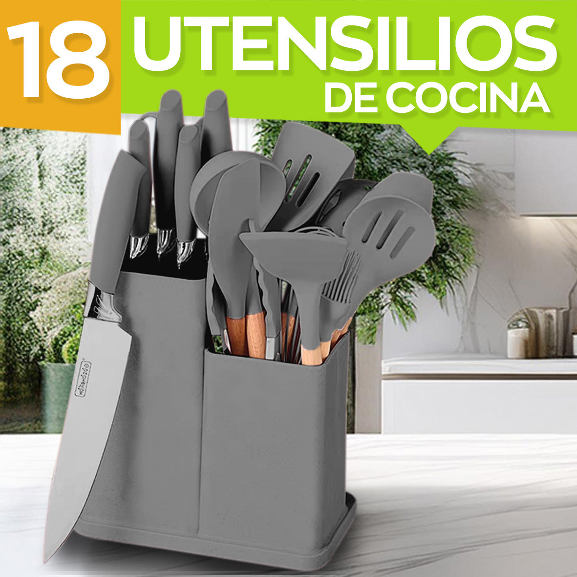 Utensilios en silicona para cocina